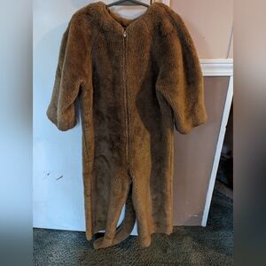 Brown fuzzy costume